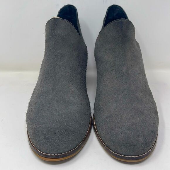 Cole Haan Gray Suede Booties, women’s size 10.5 B, 2” heel - Picture 2 of 12